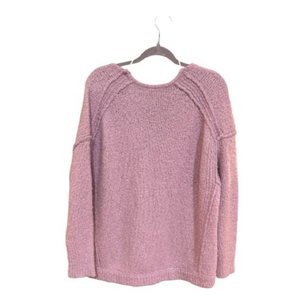Free People Lofty V Neck Alpaca Blend Women's Lavender Sweater Size XS - Picture 6 of 7